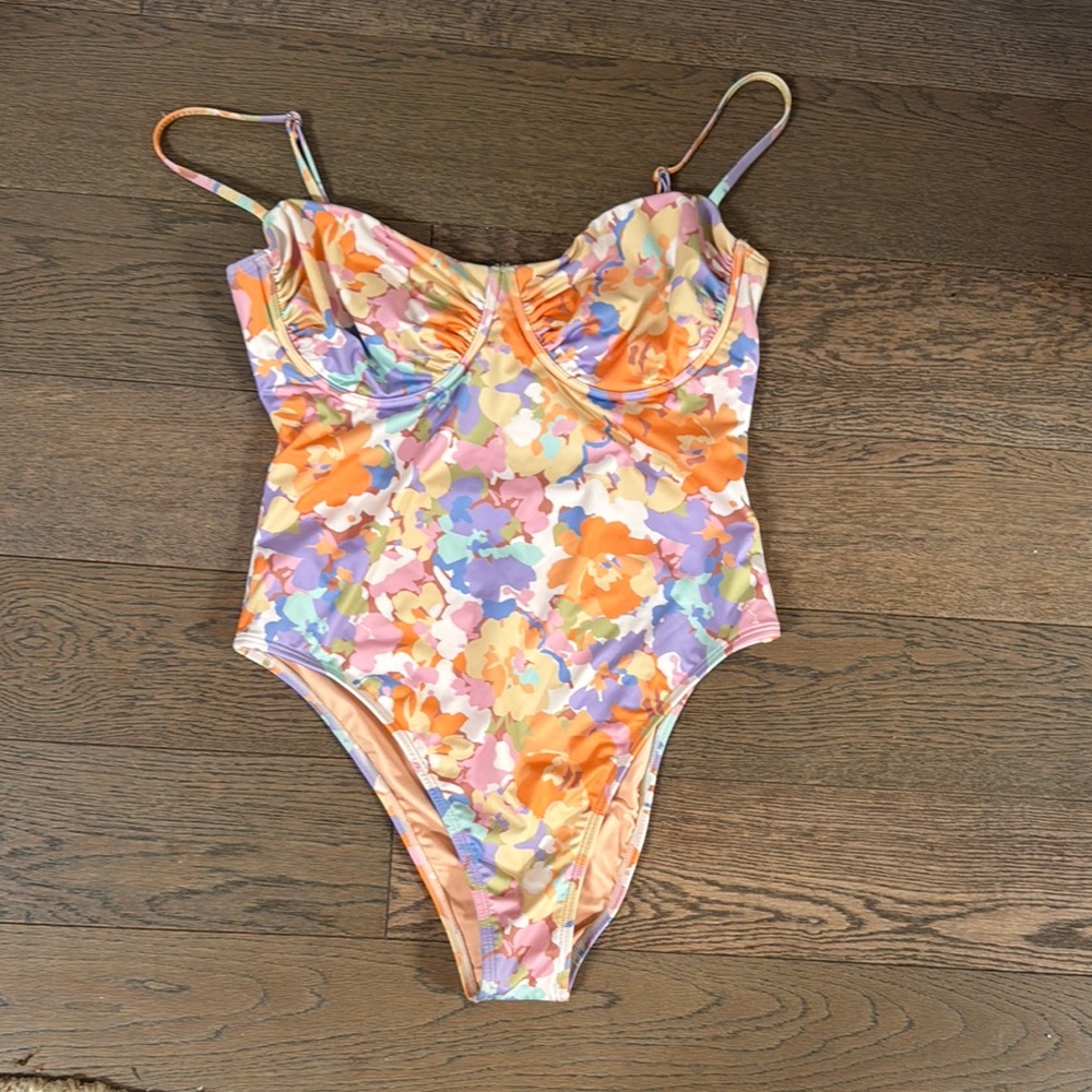 Billabong Floral One Piece Swimsuit - Multicolor